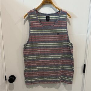 Vans Multicolor Striped Tank Top size XL